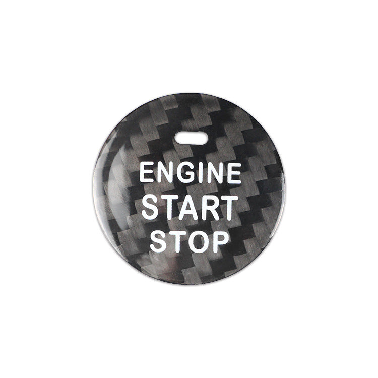 Carbon Fiber Ignition Push-Start Button Trim for Subaru WRX