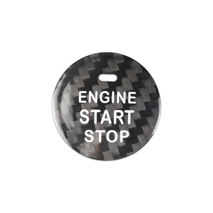 Carbon Fiber Ignition Push-Start Button Trim for Subaru WRX