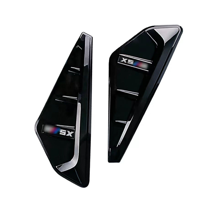 适用于2019-2022款G05宝马X5侧腮侧风口ABS材质粘贴安装