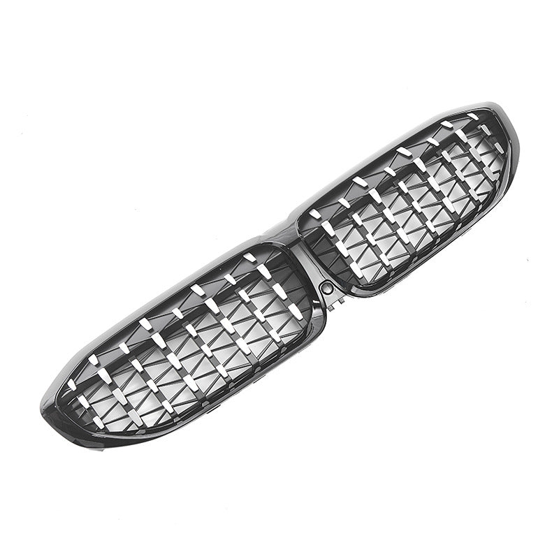 Meteor Front Grille for BMW 3 Series G20 (2020 - 2022), Glossy Black & Semi-Silver