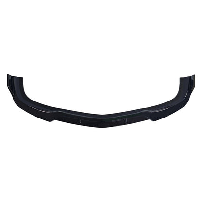 Standard 3-Section Front Lip Spoiler for Mercedes-Benz C-Class W204 (2012 - 2014), Glossy Black