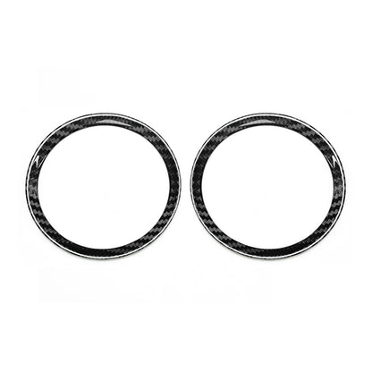 Real Carbon Fiber Door Speaker Grille Frame Trim for MINI / MINI R56