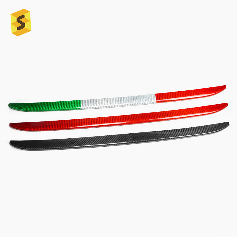 Real Carbon Fiber Rear Bumper Lip Trim for Fiat