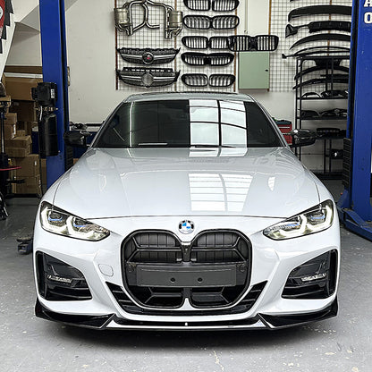 CS-Style Front Grille for BMW 4 Series G22 (2021 - 2026), Glossy Black