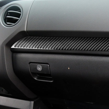 Prepreg Dry Carbon 3*3 3K Twill Carbon Fiber Interior Center Console Trim for Facelifted Toyota Tundra XK50 (2014-2021)