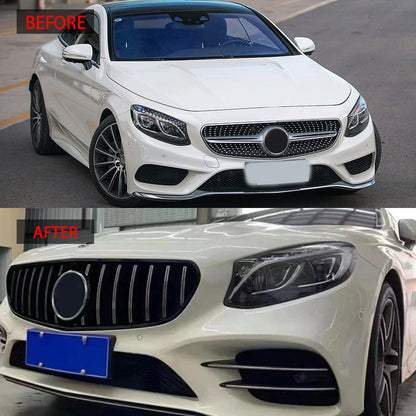 GT Vertical-Bar Vertical-Bar Front Grille for Mercedes-Benz S-Class (2015 - 2017)