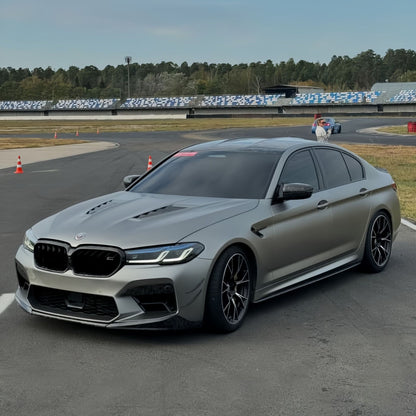 适用宝马5系M5干碳纤维V款机盖BMW F90 G30 G38前期后期DRYcarbon