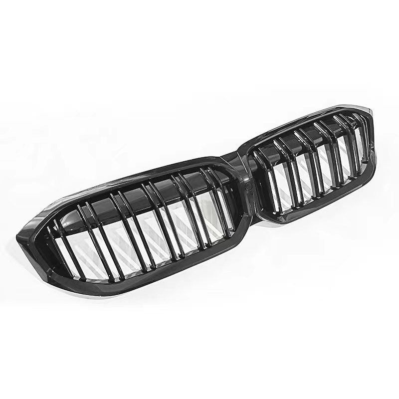 Double-Slat Front Grille for BMW 3 Series G20 (2023 - 2026), Glossy Black