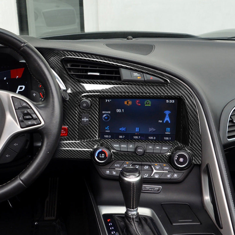 Real Carbon Fiber Air Vent Trim for Corvette C7 (2014 - 2019)