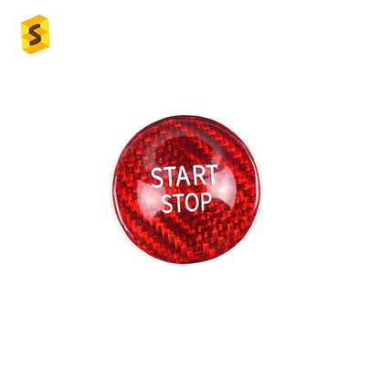 Carbon Fiber Push-Start Button Trim for Renault Koleos / Clio / Espace