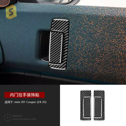 Epoxy Resin Carbon Fiber Interior Trim Kit for MINI J01 Cooper (2024 - 2025)