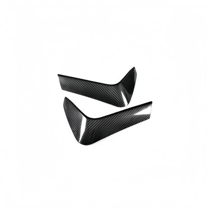 3×3 3K Twill Dry Carbon Fiber Rear Bumper Splitter Vent Trim for BMW F80 M3 / F82 Coupe F83 Convertible M4 | Stick-On