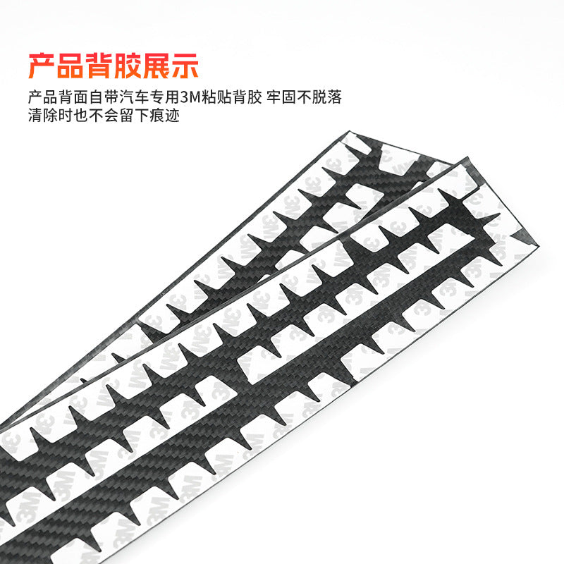 Real Carbon Fiber B-Pillar Trim Strip for Toyota Camry