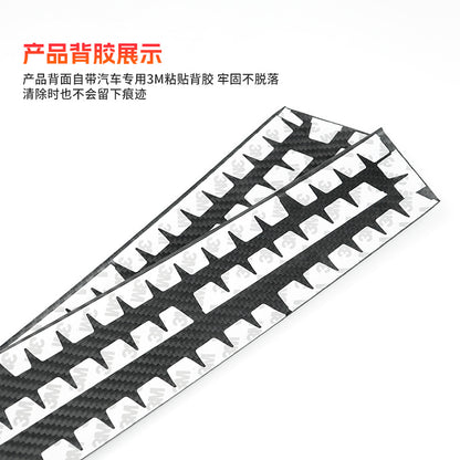 Real Carbon Fiber B-Pillar Trim Strip for Toyota Camry