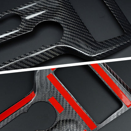 Real Carbon Fiber AC Knob Panel Trim for Ford F-150 (2021 - 2025)