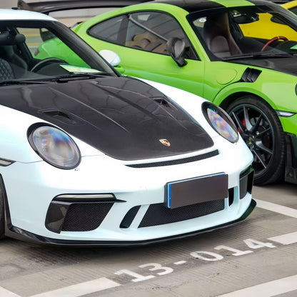 适用于保时捷997改装升级GT3注塑PP前杠总成LED前大灯老改新包围