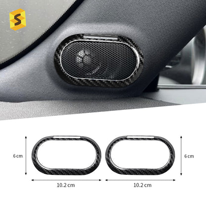 Carbon Fiber Speaker Grille Frame Trim for MINI F65