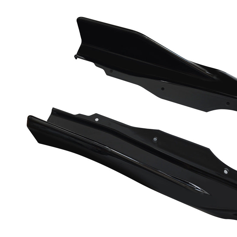 Blacked-Out Side Skirts for BMW X1 U11 (2023 - 2026), Glossy Black