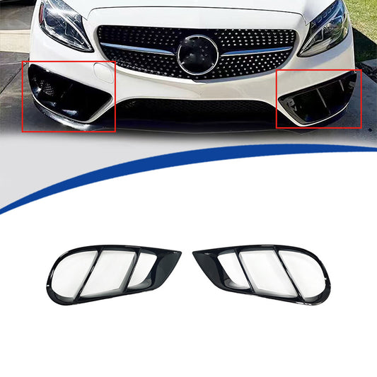 Sport Fog Light Grille Cover for Mercedes-Benz C-Class W205