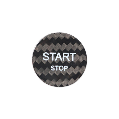 Carbon Fiber Ignition Push-Start Button Trim for Peugeot / Citroen / DS / 508