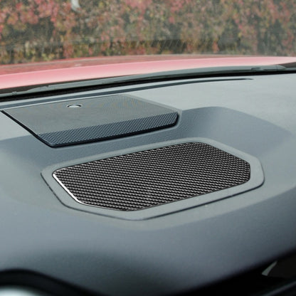 Prepreg Dry Carbon 3*3 3K Carbon Fiber Interior Dashboard Non-slip Groove Mat Trim for Toyota Tundra XK50 Facelift (2014-2021)
