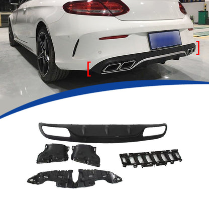 Rear Diffuser Lip for Mercedes-Benz C-Class W205 (2015 - 2018)