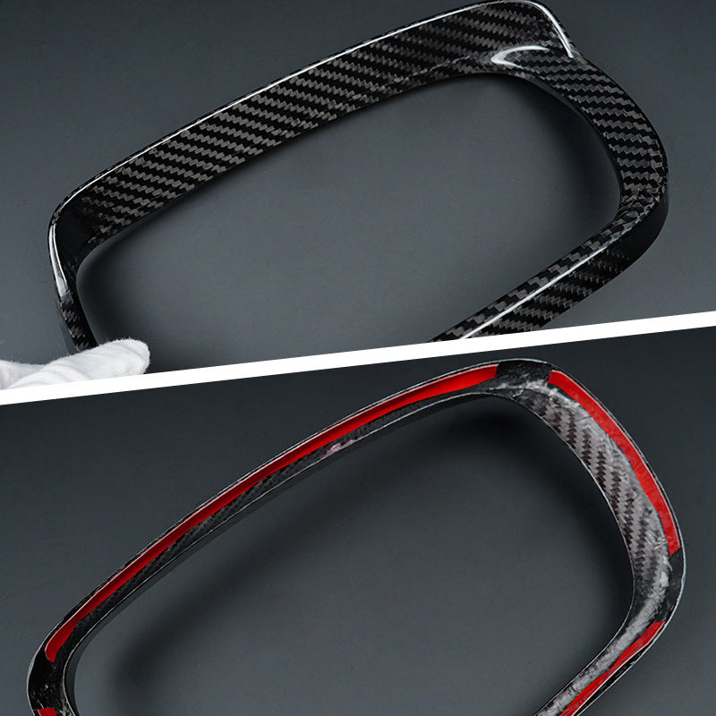 Real Carbon Fiber Side Mirror Front Frame Trim for Dodge Durango (2015 - 2023)