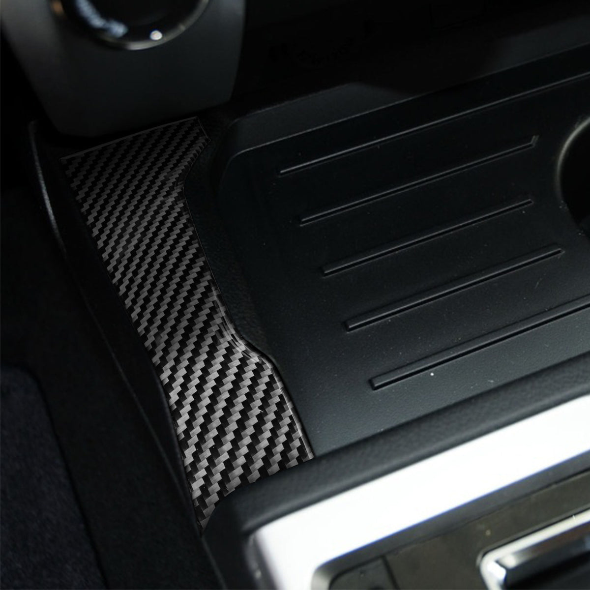 Prepreg Dry Carbon 3*3 3K Carbon Fiber Interior Center Console Gear Shift Base Trim for Toyota Tundra XK50 Facelift (2014-2021)
