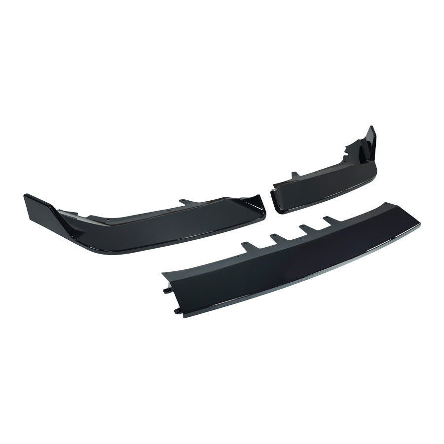 3-Section MP-Style Front Lip Spoiler for BMW 7 Series (2023 - 2026), Glossy Black
