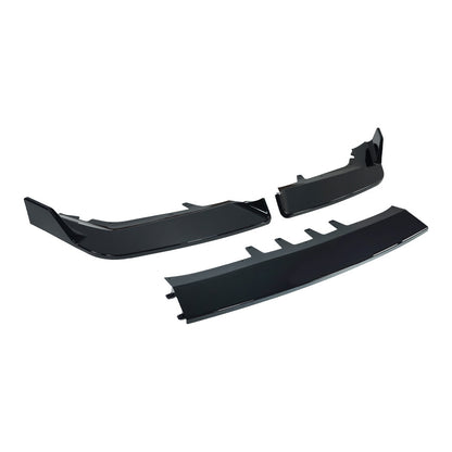 3-Section MP-Style Front Lip Spoiler for BMW 7 Series (2023 - 2026), Glossy Black