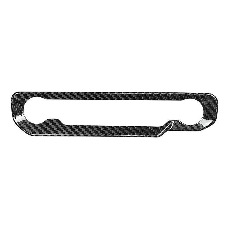 Real Carbon Fiber AC Knob & Button Inner Frame Trim for Ford / Ford Mustang (2024)