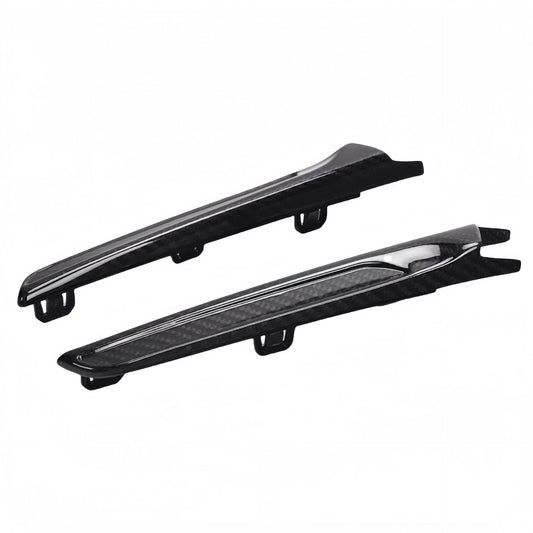 3×3 3K Twill Weave Dry Carbon Fiber Fender Side Air Vent Trim Badge for F80 M3 & F82 Coupe F83 Convertible M4 2015 - 2020