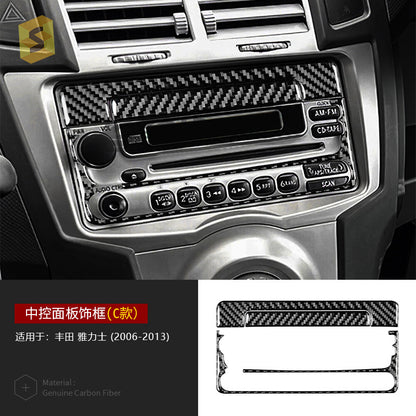 Real Carbon Fiber Decorative Trim Kit for Toyota Yaris (2006 - 2013)