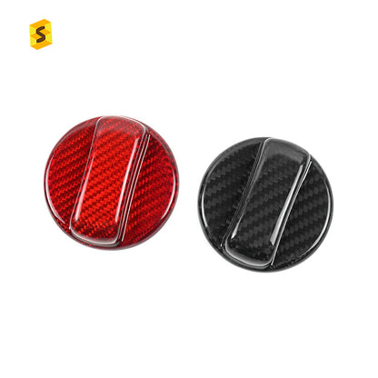 Real Carbon Fiber Inner Fuel Filler Cap Cover for Honda / GM (Universal)