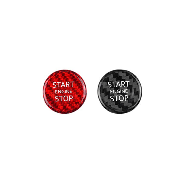 Real Carbon Fiber Ignition Push-Start Button Trim for Nissan Sylphy