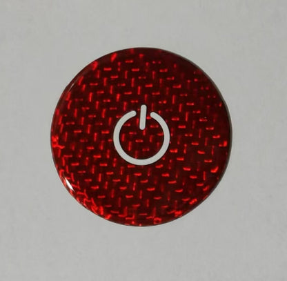 Real Carbon Fiber Ignition Push-Start Button Trim for Porsche Taycan (2022)