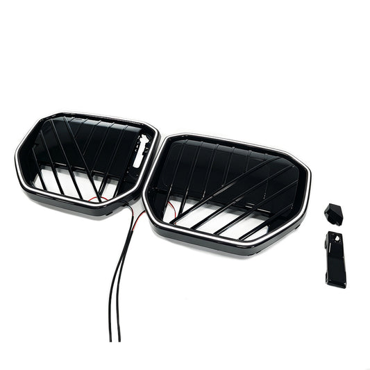 LED Illuminated Single-Slat Front Grille for BMW X3 G45 (alternate view 2)