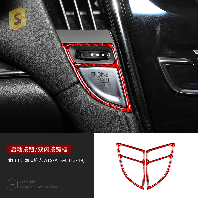 Epoxy Resin Carbon Fiber Decorative Trim for Cadillac ATS (2013 - 2019)