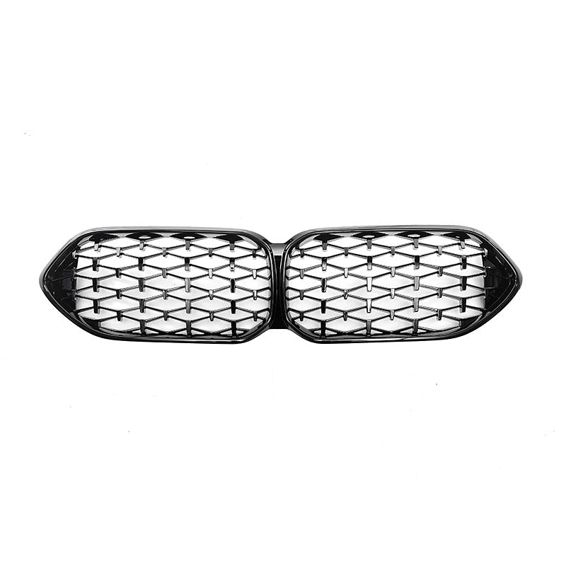 Meteor Front Grille for BMW 2 Series F44 (2021 - 2024), Glossy Black & Semi-Silver