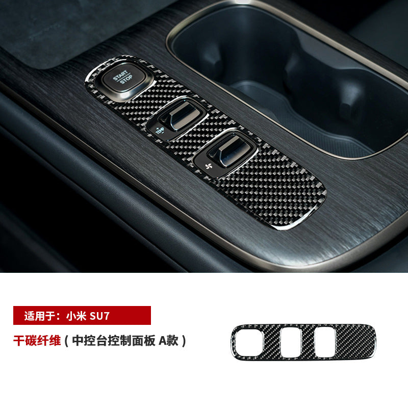 Epoxy Resin Carbon Fiber Interior Trim Kit for Xiaomi SU7 / SU7 Ultra (2024 - 2025)