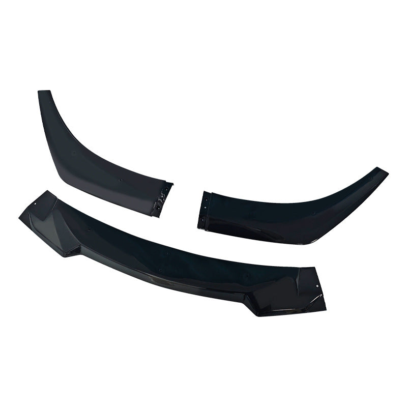 3-Section Front Lip Spoiler for BMW 6 Series F06 (2012 - 2018), Glossy Black