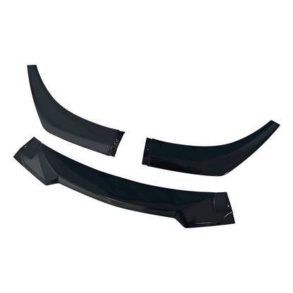3-Section Front Lip Spoiler for BMW 6 Series F06 (2012 - 2018), Glossy Black