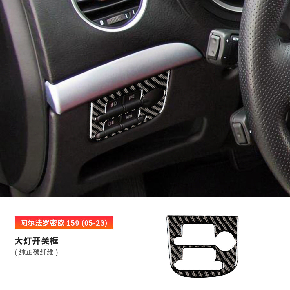 Epoxy Resin Carbon Fiber Interior Trim for Alfa Romeo 159 (2005 - 2023)