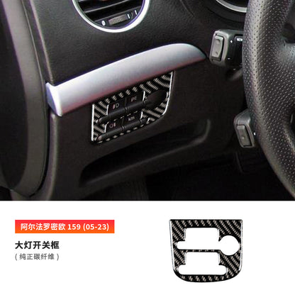 Epoxy Resin Carbon Fiber Interior Trim for Alfa Romeo 159 (2005 - 2023)