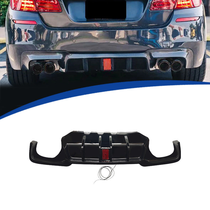 Competition LED Illuminated Rear Diffuser Lip for BMW 5 Series F10 (2011 - 2016)