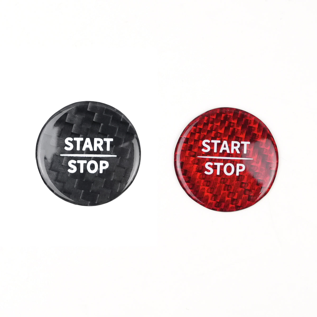 Real Carbon Fiber Ignition Push-Start Button Trim for Mercedes-Benz EQA (2025)