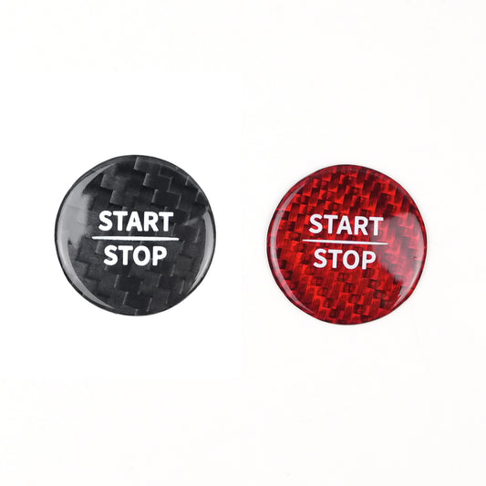 Real Carbon Fiber Ignition Push-Start Button Trim for Mercedes-Benz EQA (2025)