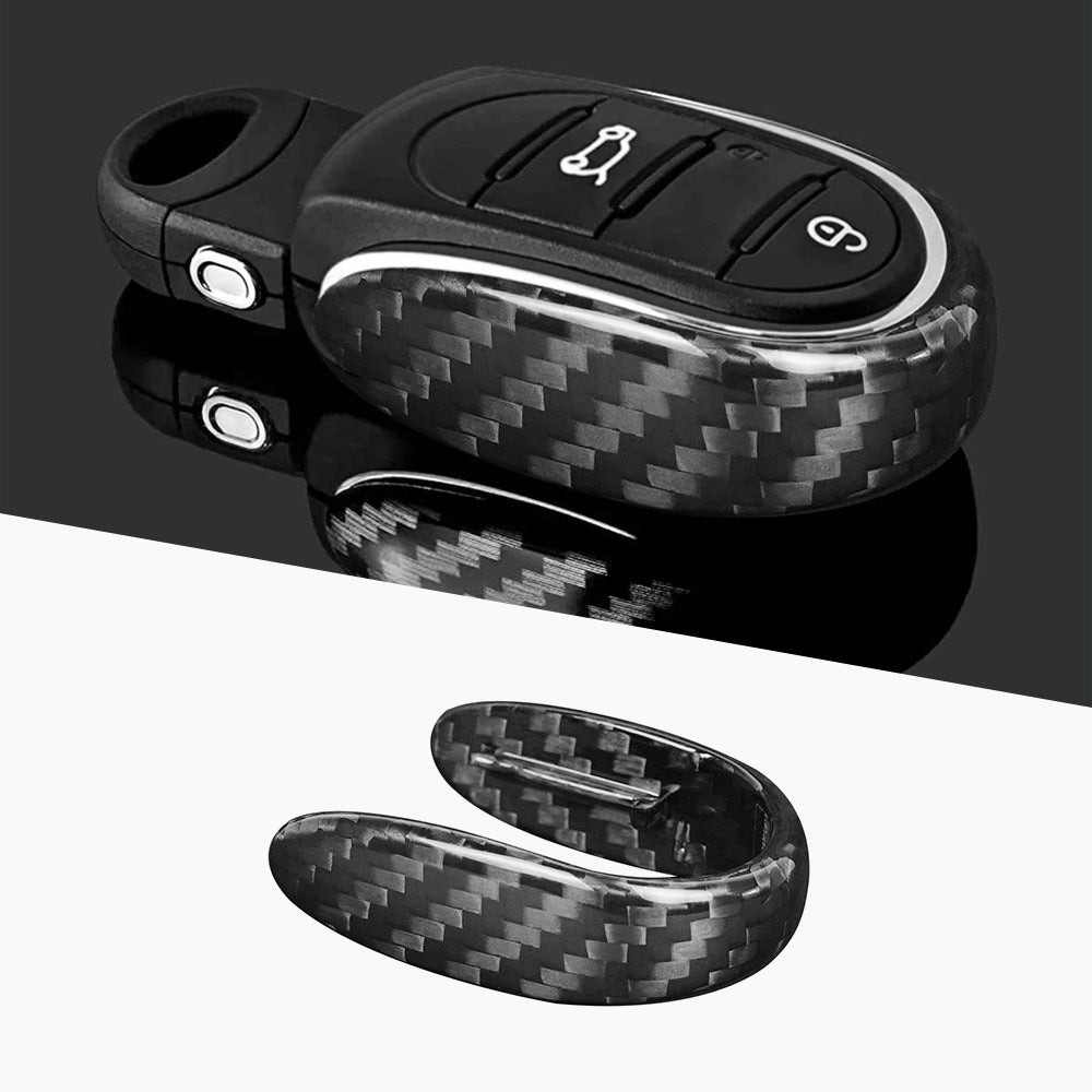 Real Carbon Fiber Key Cover Trim for MINI / MINI Clubman F54 / BMW