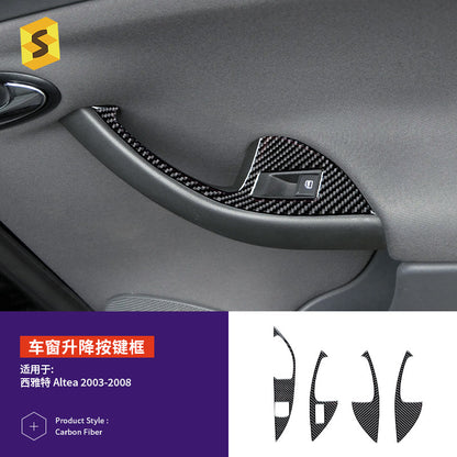 Epoxy Resin Carbon Fiber Decorative Trim for SEAT Altea (2003 - 2008)