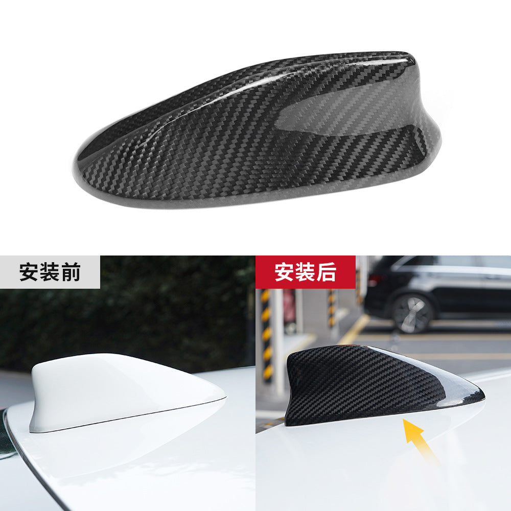 Real Carbon Fiber Roof Antenna Cover for Honda Accord (2018 - 2023)